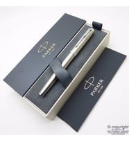 Parker IM Brushed Krom Roller Kalem  İsme Özel Kalem