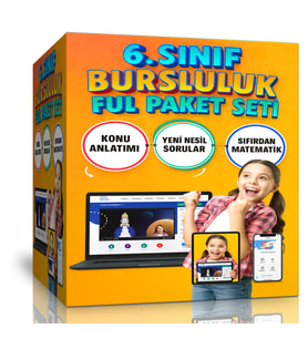 6. Sınıf Bursluluk Hazırlık Eğitim Seti (Online Ful Eğitim)