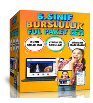 6. Sınıf Bursluluk Hazırlık Eğitim Seti (Online Ful Eğitim)