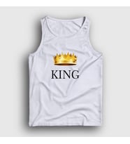 Presmono Unisex Beyaz King Kral Atlet 381233tt (Beyaz)