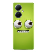 Vivo V29 Lite Kılıf Desenli Silikon Platinium Series Green 1832