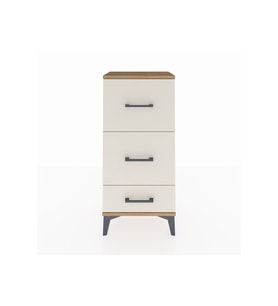 Arges Komodin 3 Çekmeceli 44x30x96 Çam-Aytaşı