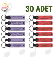 Mor Menekşe & Nar Çiçeği, 30’lu Set, Kişiye Özgü Anahtarlık, Yüzme Yarışması Katılımcılarına Hediye