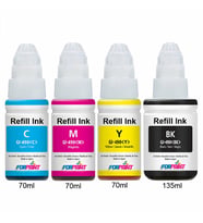 Canon Uyumlu Bitmeyen Kartuş Mürekkebi Forprint PREMIUM REFILL INK 4 RENK
