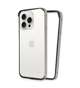 Northcity iPhone 15 Pro ile Uyumlu Land Bumper Koruma Kapak - Titan Gri Çizilme Koruması