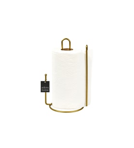 Gold Ayraçlı Kağıt Rulo Havluluk 25 cm Peçetelik , Modern Mutfak Ergonomik Tasarım - Metal Paslanmaz