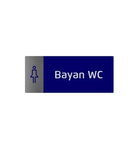 Dekoratif Wc Yönlendirme Tabelası