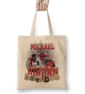 Vintage MJ Michael Jordan Bez Çanta Uzun Saplı