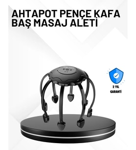 Taşınabilir Kafa Masaj Cihazı Eller Serbest 360° Profesyonel Masaj