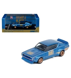 Inno 1:64 Nissan Skyline 2000 GT-R (KPGC110) Racing Concept 1972 Blue IN64-KPGC110RC-BLU