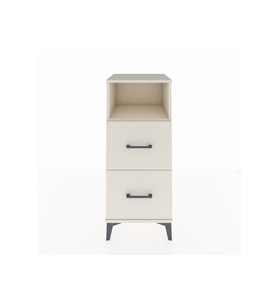 Hyperion Komodin Tek Raflı 2 Çekmeceli 44x44x106 Aytaşı-Aytaşı