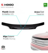 Uyumlu Transit ABS Plastik Kaput Rüzgarlığı Dar Model 1993-2002 A+Kalite Parça