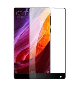 Xiaomi Mi Mix 2S Ekran Koruyucu Full Tam Kaplayan Kavisli Tempered Cam (Siyah)