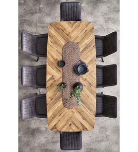 Koza Home Cesta El Yapımı Örgü Mor Runner 37x136 4022