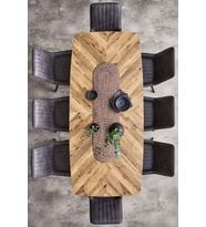 Koza Home Cesta El Yapımı Örgü Mor Runner 37x136 4022