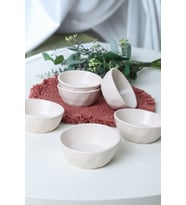 Kristal Çerezlik ve Sosluk Seti, 12 cm, 6'lı Paket, Zarif ve Şık Tasarım
