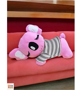 65 cm Yatık Pembe Uykucu Koala Peluş Oyuncak – Yumuşak ve Sevimli Uyku Arkadaşı