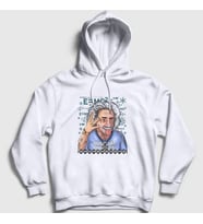 Presmono Unisex Beyaz Quantum Physics Scientist Albert Einstein Kapüşonlu Sweatshirt 338687tt