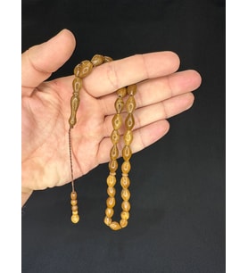 SEVGİLİYE ÖZEL HEDİYE KUKA TESBİH FIÇI KESİM 13MM X 8MM H-1620. (Çok Renkli)