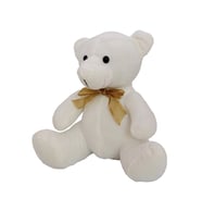 Ayıcık Peluş Sevimli Ayı Pelüş Oyuncak 25Cm Beyaz