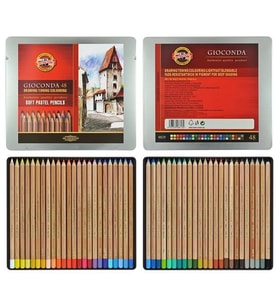 Koh-i Noor Gioconda Soft Pastel Kalem 48 Renk Metal Kutu 