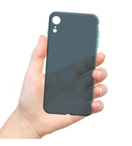 Apple iPhone XR Uyumlu Ultra İnce Zar Telefon Kılıfı (Lacivert)