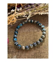 Nelleovana K2 Jasper( Raindrop Azurite) Bileklik(gümüş Malzemeli)