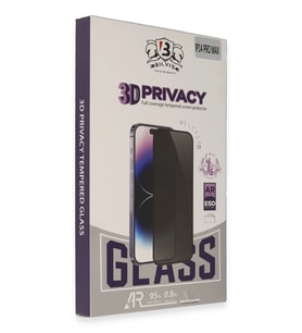 Iphone 15 Bilvis 3D Hayalet Cam Ekran Koruyucu
