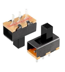 3 Pin SPDT On Off Kulaksız Sürgülü Anahtar 180° - 10 Adet