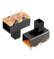 3 Pin SPDT On Off Kulaksız Sürgülü Anahtar 180° - 10 Adet