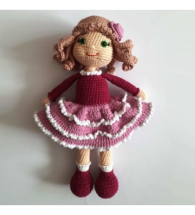 Pembebek Amigurumi Organik Oyuncak