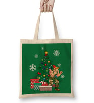 Guile Around The Christmas Tree Street Fighter Bez Çanta Uzun Saplı