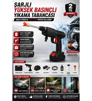 Araç Temizliği İçin Güçlü Şarjlı Basınçlı Su Tabancası