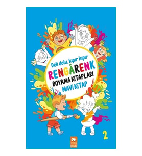 Rengarenk Boyama Kitapları - Mavi Kitap