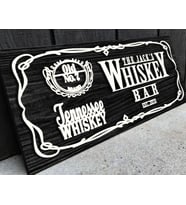 BK Gift Kişiye Özel Kabartma Tasarım Siyah(Ebony) Ahşap Bar Tabelası, Home Bar Tabela, Rustik Ev Dekorasyonu, Duvar Dekoru-8