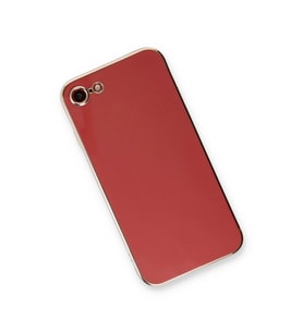 İphone 7 Kılıf Volet Silikon - Kırmızı