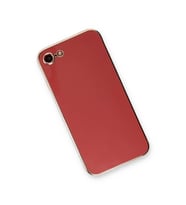 İphone 7 Kılıf Volet Silikon - Kırmızı