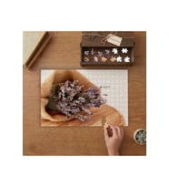 Lavanta Buketi Tasarımı 240 parça Ahşap Puzzle Ahşap Kutuda MP00027