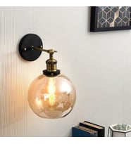 Rsylight Rustik Retro Beyaz Mafsallı Dekoratif Hareketli Duvar Aplik