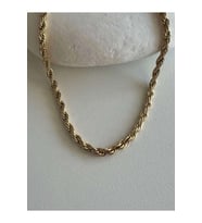 GOLD RENK BURGU ÇELİK KOLYE 45 CM ACR6419
