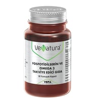 VeNatura Fosfotidilserin ve Omega 3 Takviye Edici Gıda 30 Yumuşak Kapsül
