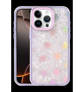iPhone 16 Pro Lumi Desenli Kapak - Mor