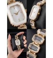 Özel Kutulu Gold Renk Metal Kordon Kadın Quartz Kol Saati Moda Hediyelik İndirimli Kampanyalı Avantajlı Kuponlu Tarz Moda Yeni Sezon Trend Güzel Şık Dikkat Çekici İkon Retro Tasarım Popüler En Çok Satan Ürün Hediye Doğum Günü Arkadaşa Sevgiliye