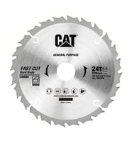 CAT DA08001 184x30mm Ahşap Kesme Elmas, Daire Testere Bıçağı 24 Diş
