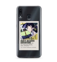 Samsung Galaxy A20/A30 Uyumlu Jojo's Bizarre Adventure Desenli Şeffaf Telefon Kılıfı
