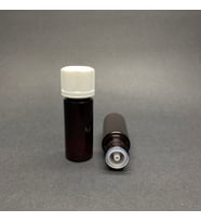 15 cc Amber Pet Şişe - Çocuk Kilit Kapaklı Damlalıklı Kör Tıpalı-  x 10 Adet (Karışık)