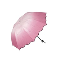 Newdaki Pembe Yağmur Damlası Kadın Şemsiye
