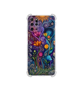 PrintiFy Samsung Galaxy S20 Plus ile Uyumlu Düşlerin Dansı Serisi Rüyalar Ötesi Tasarımlı Uv Baskılı Köşe Korumalı Antişok Kılıf