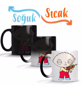 Family Guy Sihirli Kupa Bardak Porselen