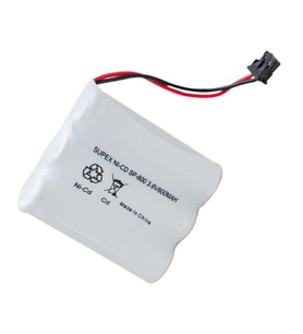Supex SP-600 3'lü Kalem Açık 3.6V 600 MA Pil (Siyah)